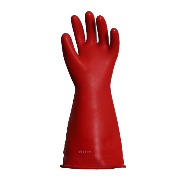Enespro Class 0 Rubber Voltage 14-inch Gloves in Red